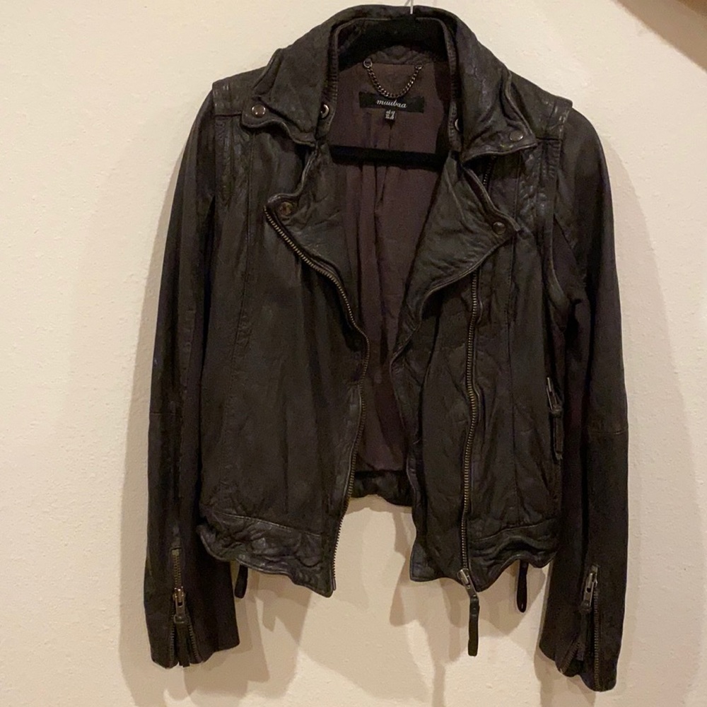 Muubaa Wired Leather Jacket!